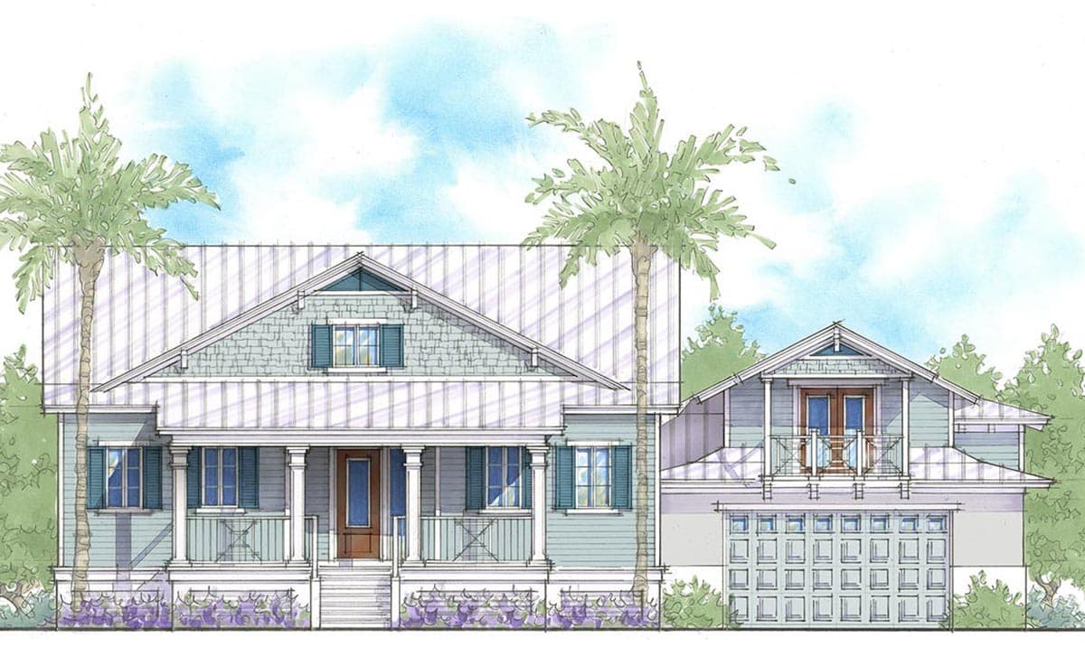 Plan 33207ZR: 2500 Square Foot Contemporary Coastal House Plan with Upstairs Studio - Image #20 - Beach, Coastal, Coastal Contemporary, Contemporary, Cottage, Florida-Style, Low Country, New American