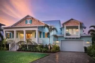 2500 Square Foot Contemporary Coastal House Plan with Upstairs Studio