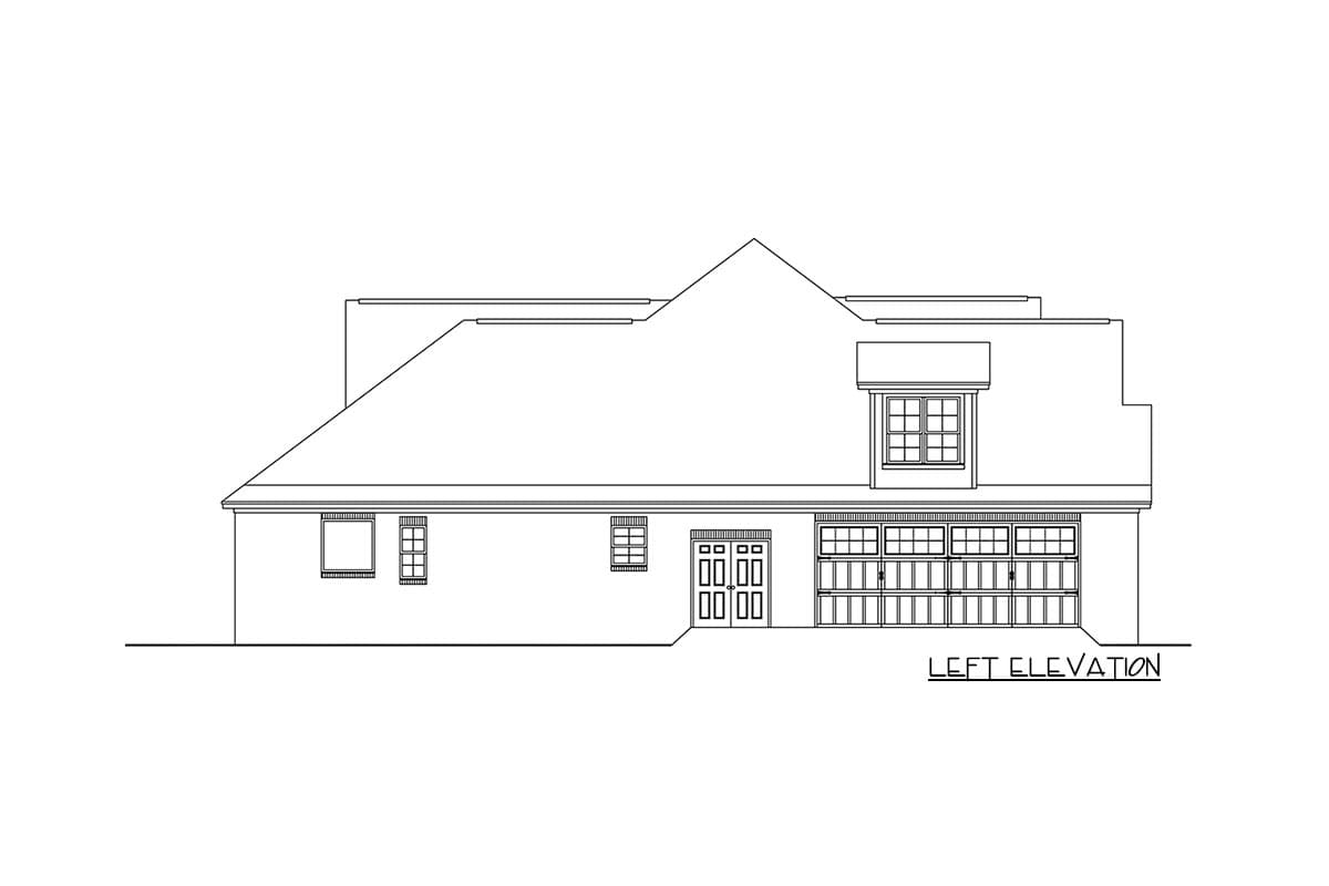Plan 51778HZ: Open-Concept 4-Bed Craftsman Home Plan with Bonus Over Garage - 2589 Sq Ft - Image #10 - Country, Craftsman