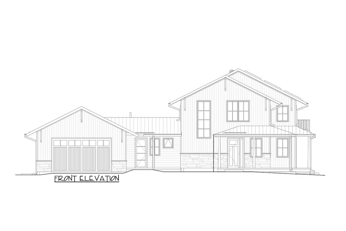 Plan 640007SRA: Modern Craftsman Farmhouse with Wrap-Around Porch - 3219 Sq Ft - Image #18 - Country, Craftsman, Farmhouse, Mountain, Traditional