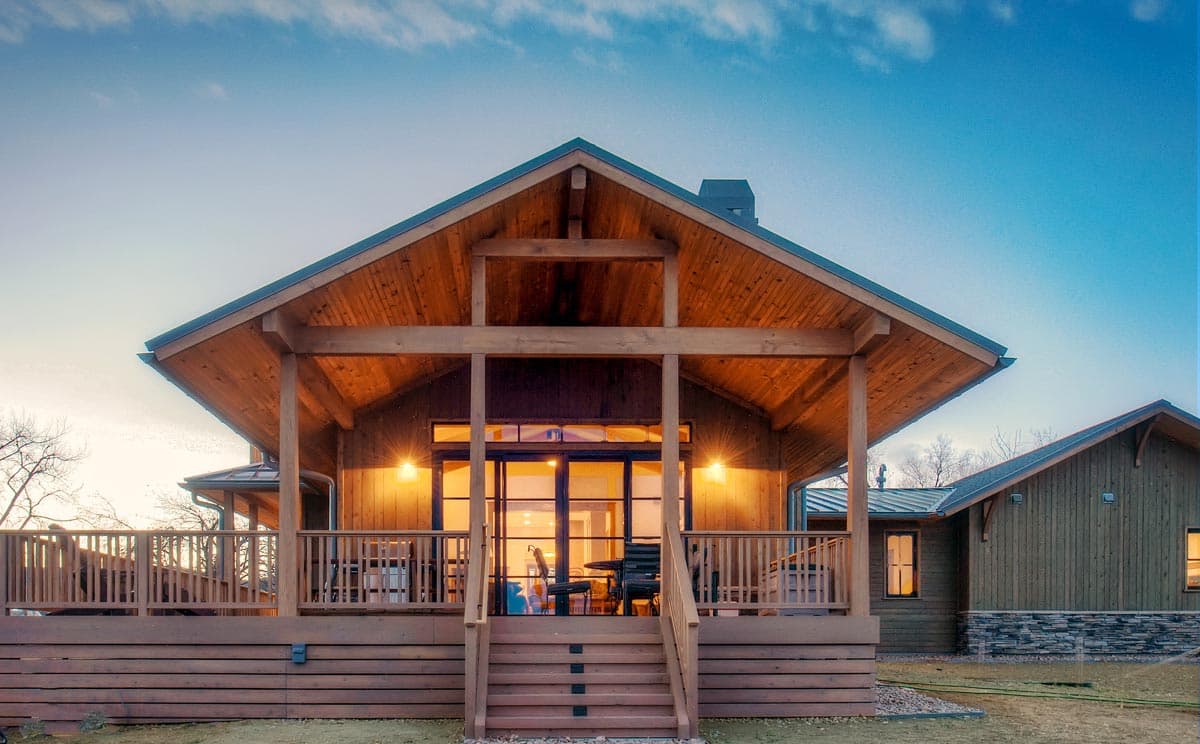 Plan 640007SRA: Modern Craftsman Farmhouse with Wrap-Around Porch - 3219 Sq Ft - Image #4 - Country, Craftsman, Farmhouse, Mountain, Traditional