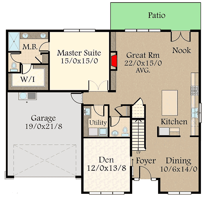Plan 85245MS: Exclusive Modern Farmhouse Plan with Master On Main - Floor Plan - Main Level - Country, Farmhouse, Modern Farmhouse, Traditional