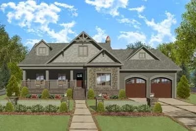 Exciting Craftsman House Plan