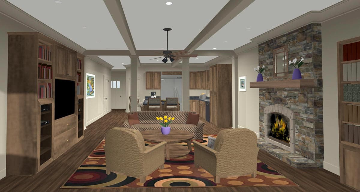 Plan 20147GA: Craftsman House Plan with Detached Guest Nest - Image #6 - Cottage, Craftsman, Traditional