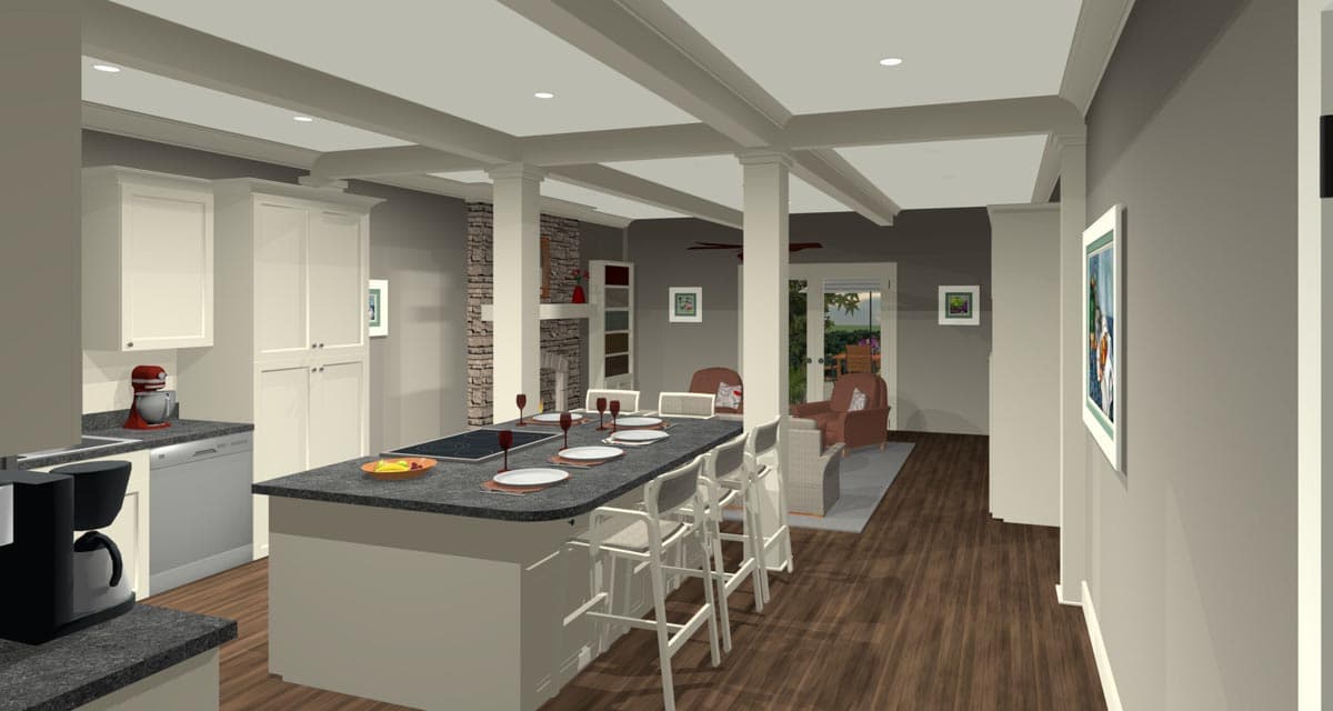 Plan 20147GA: Craftsman House Plan with Detached Guest Nest - Image #4 - Cottage, Craftsman, Traditional