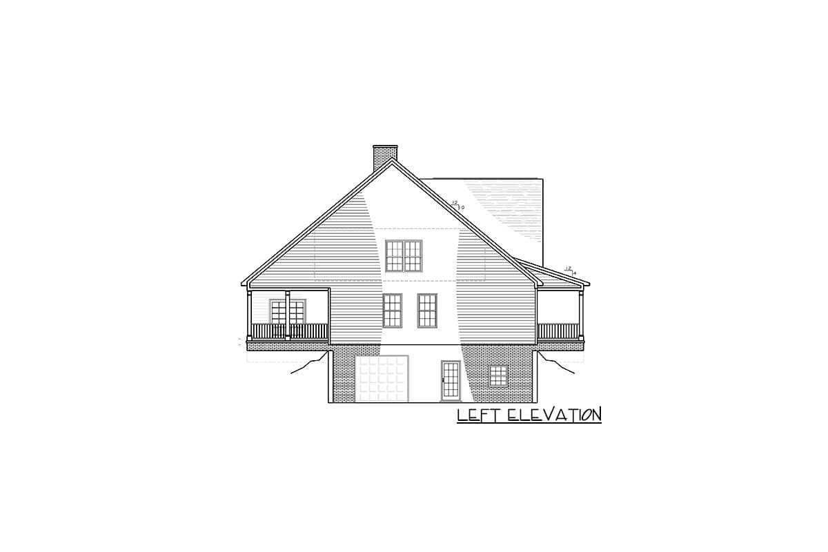 Plan 77639FB: Modern Farmhouse Plan with Bonus Room and Optional Finished Lower Level - Image #11 - Country, Farmhouse, Southern
