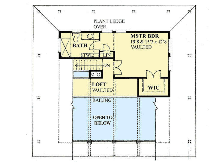Plan 9842SW: Country House Plan with Wrap-Around Porch - Floor Plan - 2nd Floor - Country, Mountain