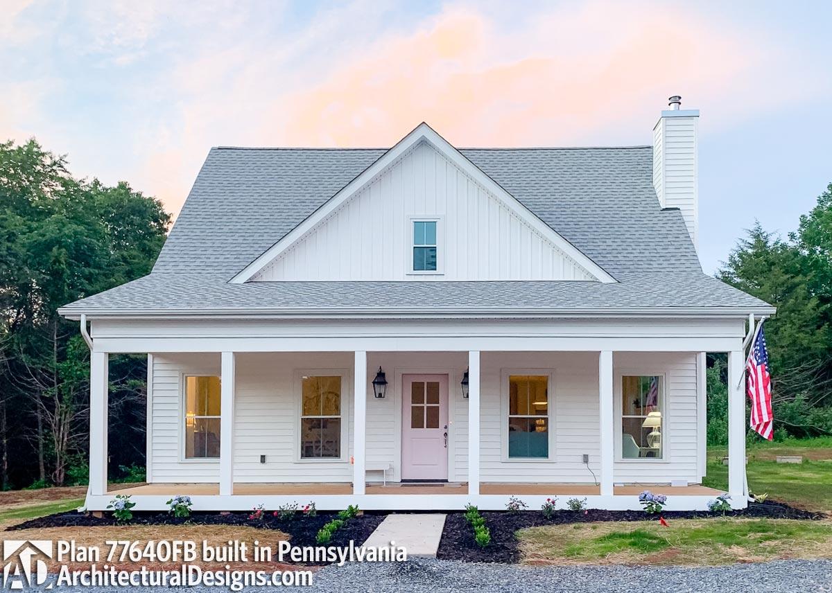 Plan 77640FB: Bright and Airy Country Farmhouse - 1845 Sq Ft - Image #5 - Country, Farmhouse, Southern, Vacation