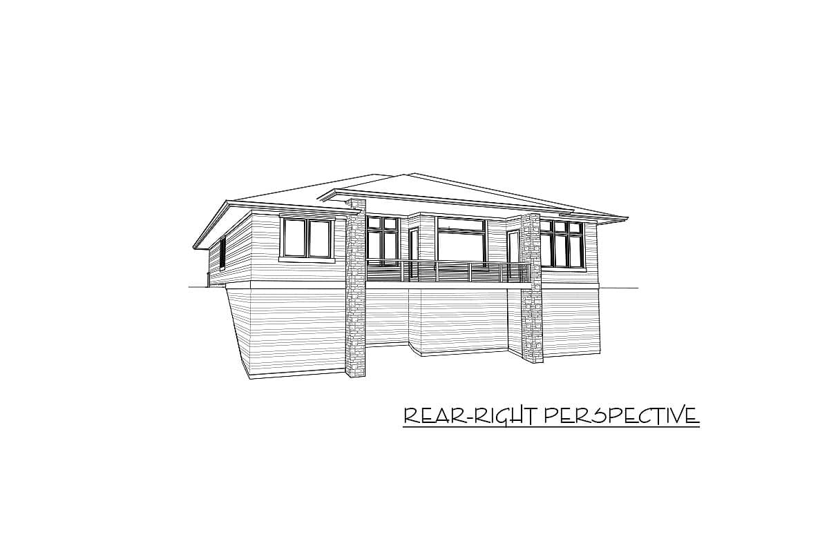 Plan 85247MS: Sun-Filled Exclusive Modern Prairie Home with Casita - Image #34 - Mid Century Modern, Modern, Northwest, Prairie