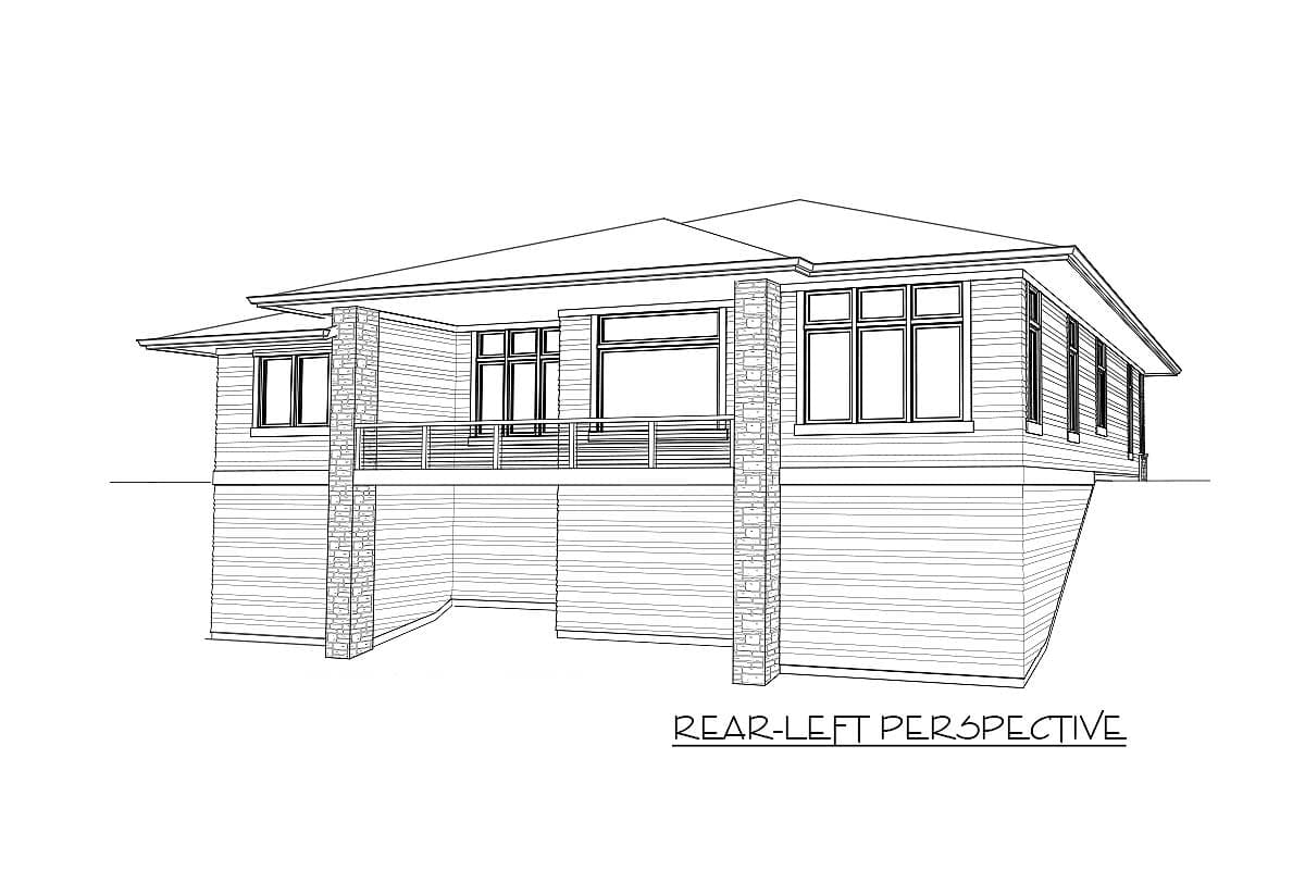 Plan 85247MS: Sun-Filled Exclusive Modern Prairie Home with Casita - Image #35 - Mid Century Modern, Modern, Northwest, Prairie