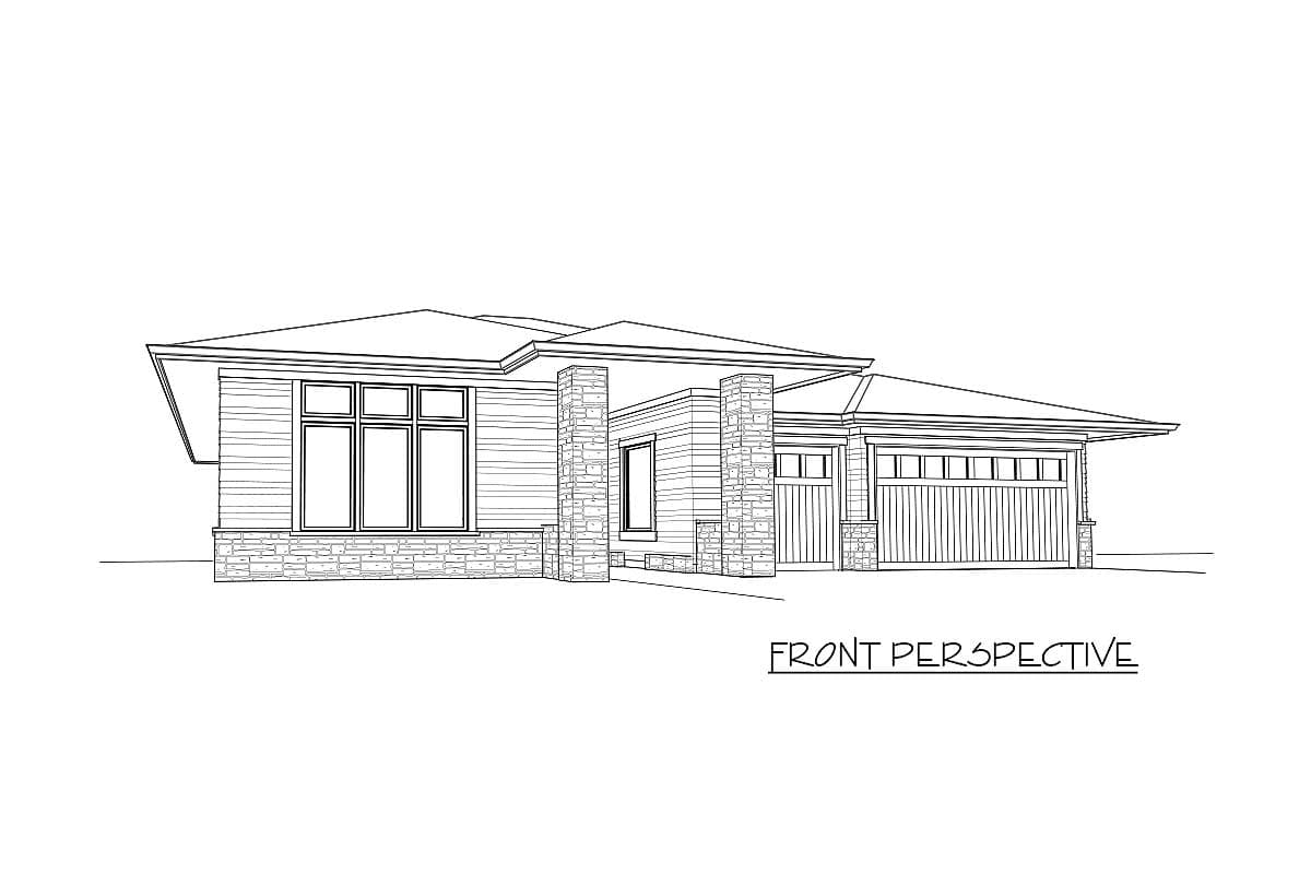 Plan 85247MS: Sun-Filled Exclusive Modern Prairie Home with Casita - Image #32 - Mid Century Modern, Modern, Northwest, Prairie
