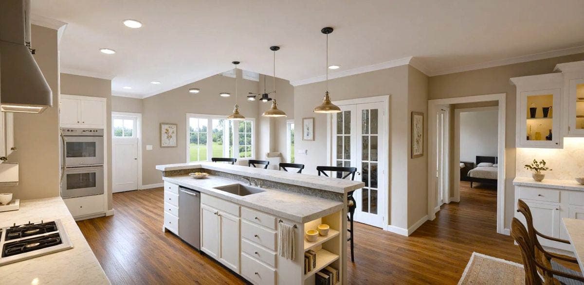 Plan 28926JJ: Inviting and Exclusive Farmhouse with Flexible Loft Space - Image #8 - Cottage, Country, Farmhouse, Modern Farmhouse, New American, Traditional