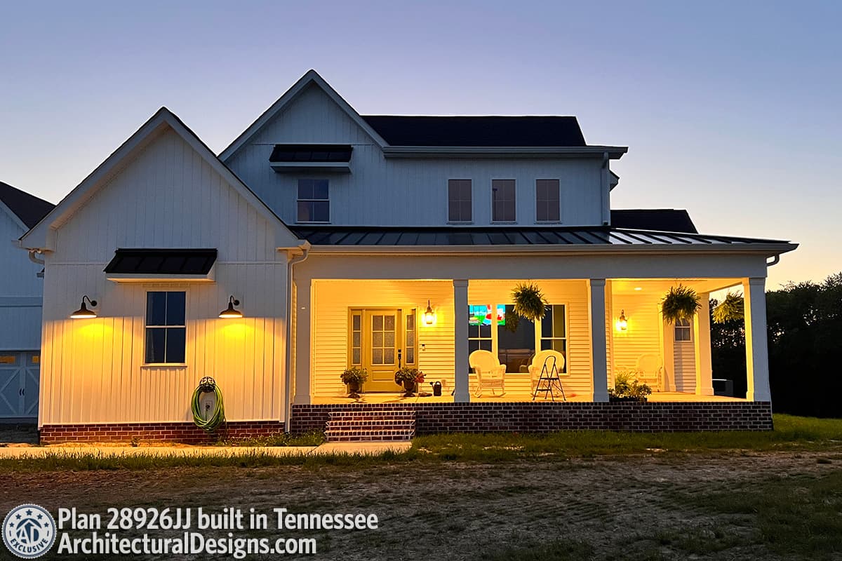 build gallery item - Exclusive House Plan 28926JJ comes to life in Tennessee