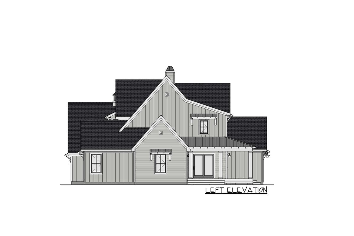 Plan 28926JJ: Inviting and Exclusive Farmhouse with Flexible Loft Space - Image #10 - Cottage, Country, Farmhouse, Modern Farmhouse, New American, Traditional