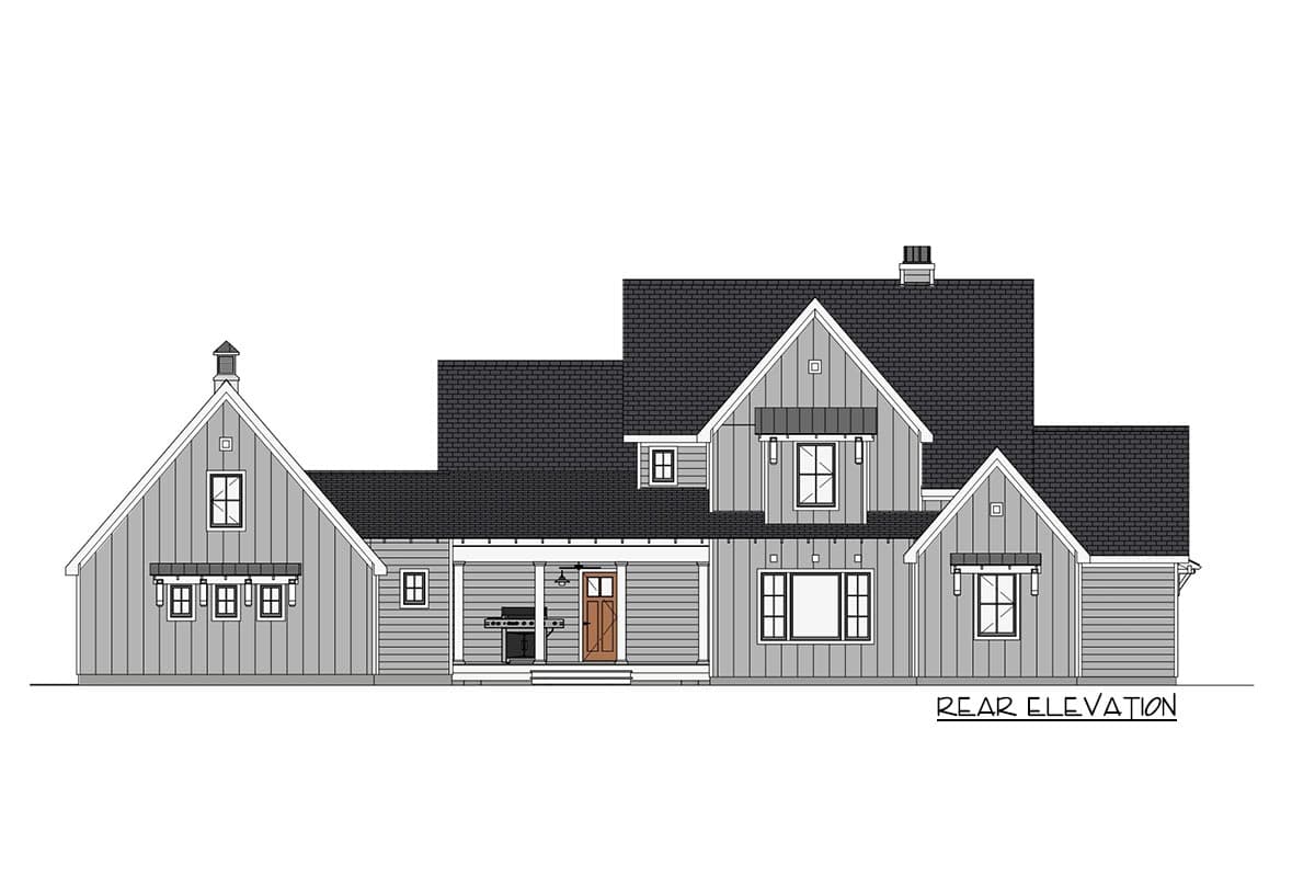 Plan 28926JJ: Inviting and Exclusive Farmhouse with Flexible Loft Space - Image #11 - Cottage, Country, Farmhouse, Modern Farmhouse, New American, Traditional