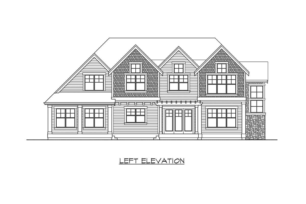 Plan 23745JD: Distinctive Traditional House Plan - Image #25 - Northwest, Shingle, Traditional
