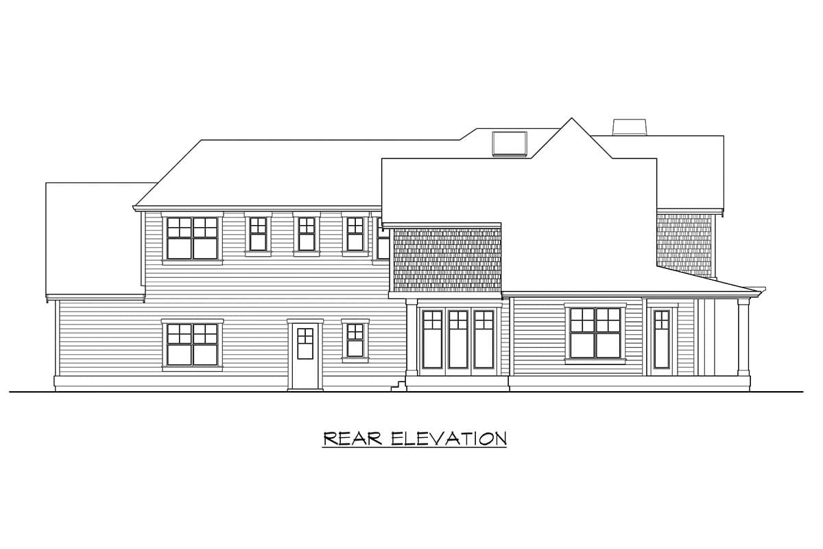 Plan 23745JD: Distinctive Traditional House Plan - Image #26 - Northwest, Shingle, Traditional