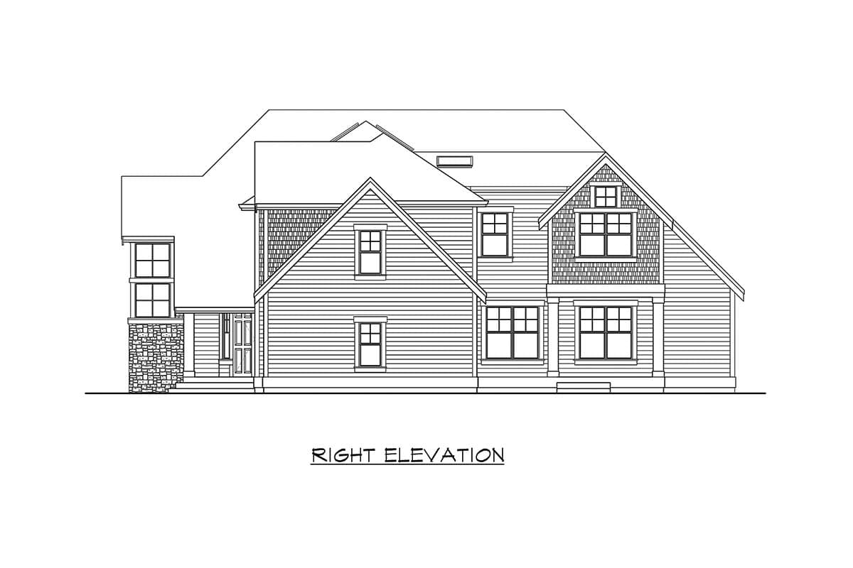 Plan 23745JD: Distinctive Traditional House Plan - Image #27 - Northwest, Shingle, Traditional