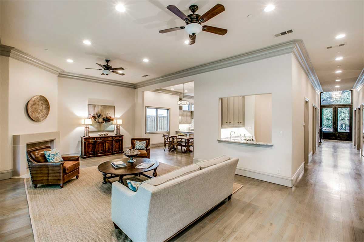 Plan 36554TX: Striking Hill Country Home Plan with Drive-Under Garage - Image #9 - Country, Craftsman, Hill Country, Traditional