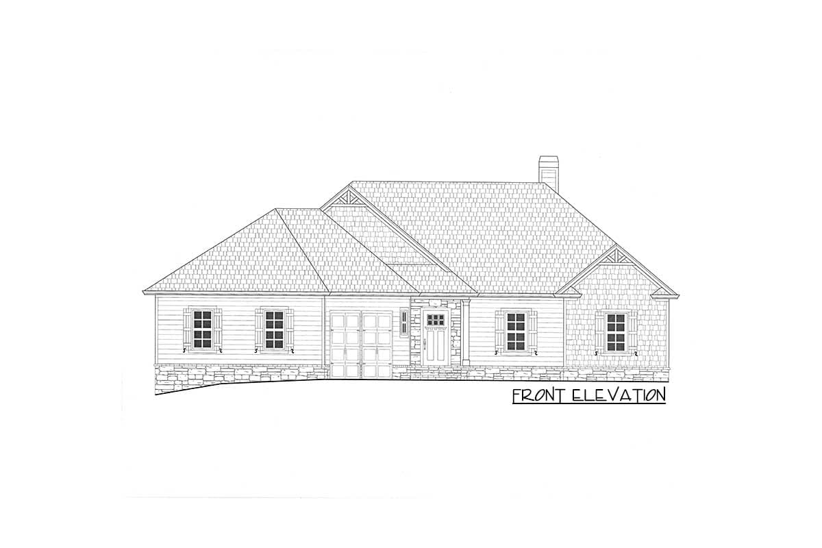 Plan 24378TW: 3-Bed House Plan for the Rear Sloping Lot with Views - Image #24 - Country, Craftsman, Mountain, Northwest
