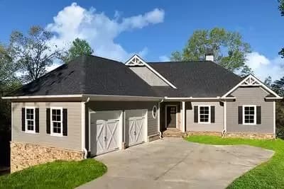 3-Bed House Plan for the Rear Sloping Lot with Views