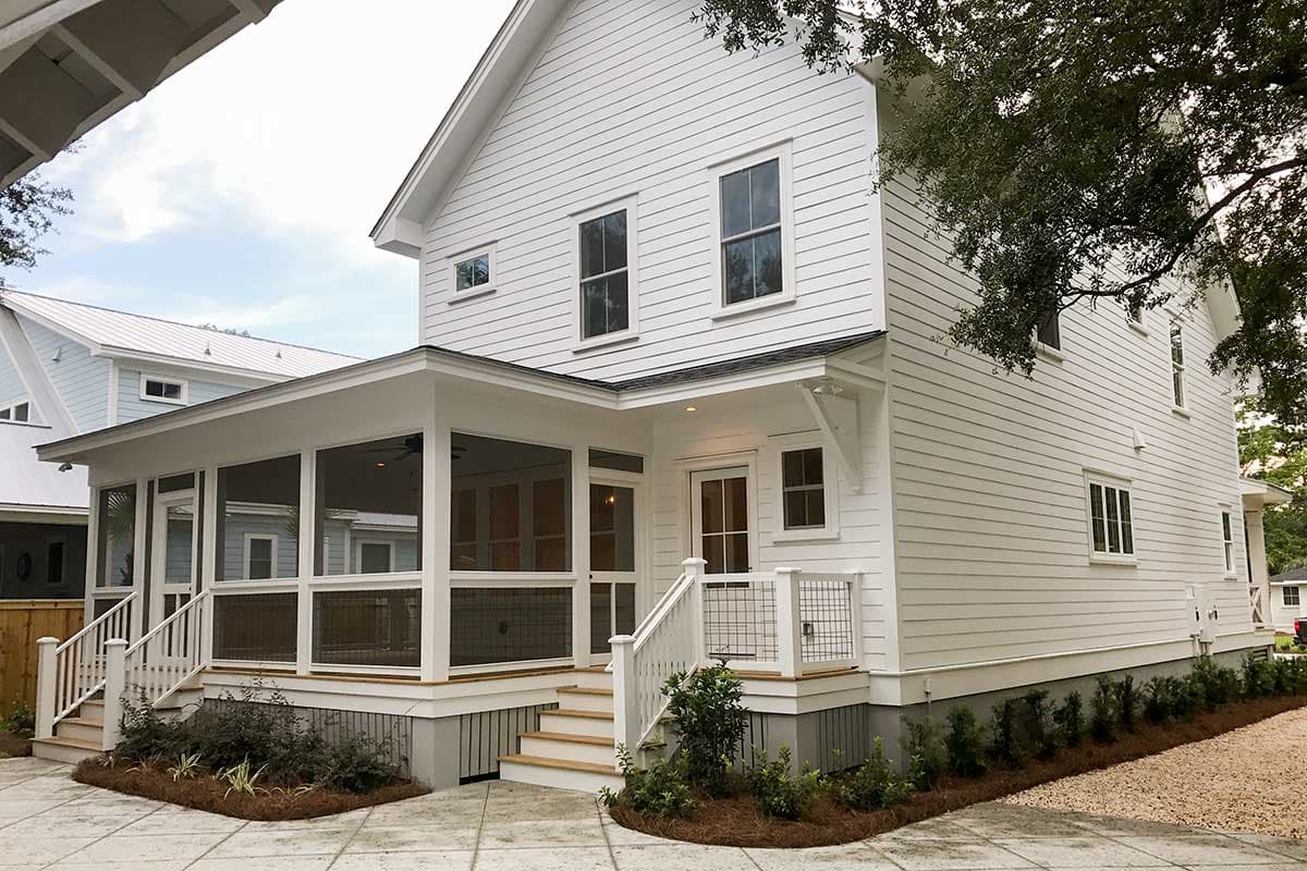 Plan 765001TWN: Craftsman Cottage House Plan with L-Shaped Porch in Back - 2880 Sq Ft - Image #4 - Bungalow, Cottage, Country, Craftsman, Traditional