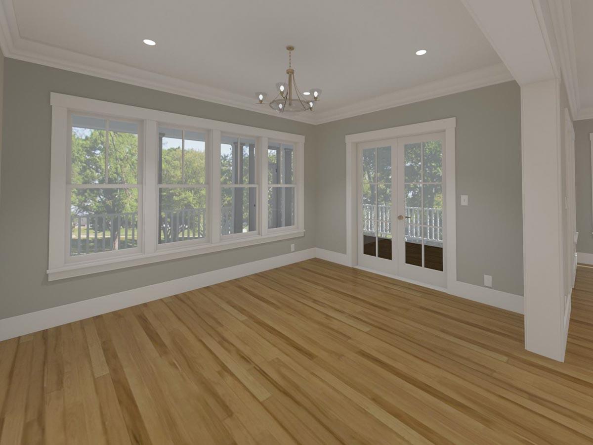 Plan 765001TWN: Craftsman Cottage House Plan with L-Shaped Porch in Back - 2880 Sq Ft - Image #26 - Bungalow, Cottage, Country, Craftsman, Traditional