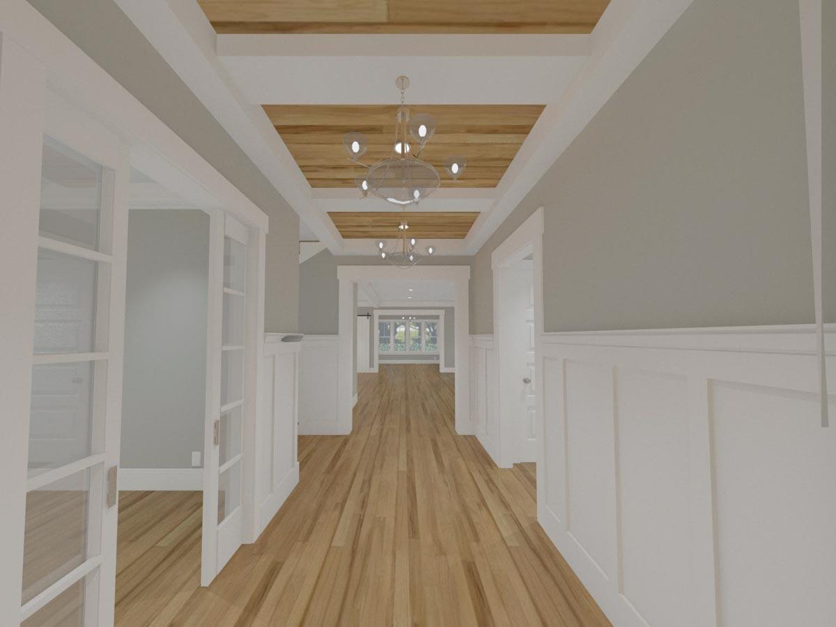 Plan 765001TWN: Craftsman Cottage House Plan with L-Shaped Porch in Back - 2880 Sq Ft - Image #23 - Bungalow, Cottage, Country, Craftsman, Traditional