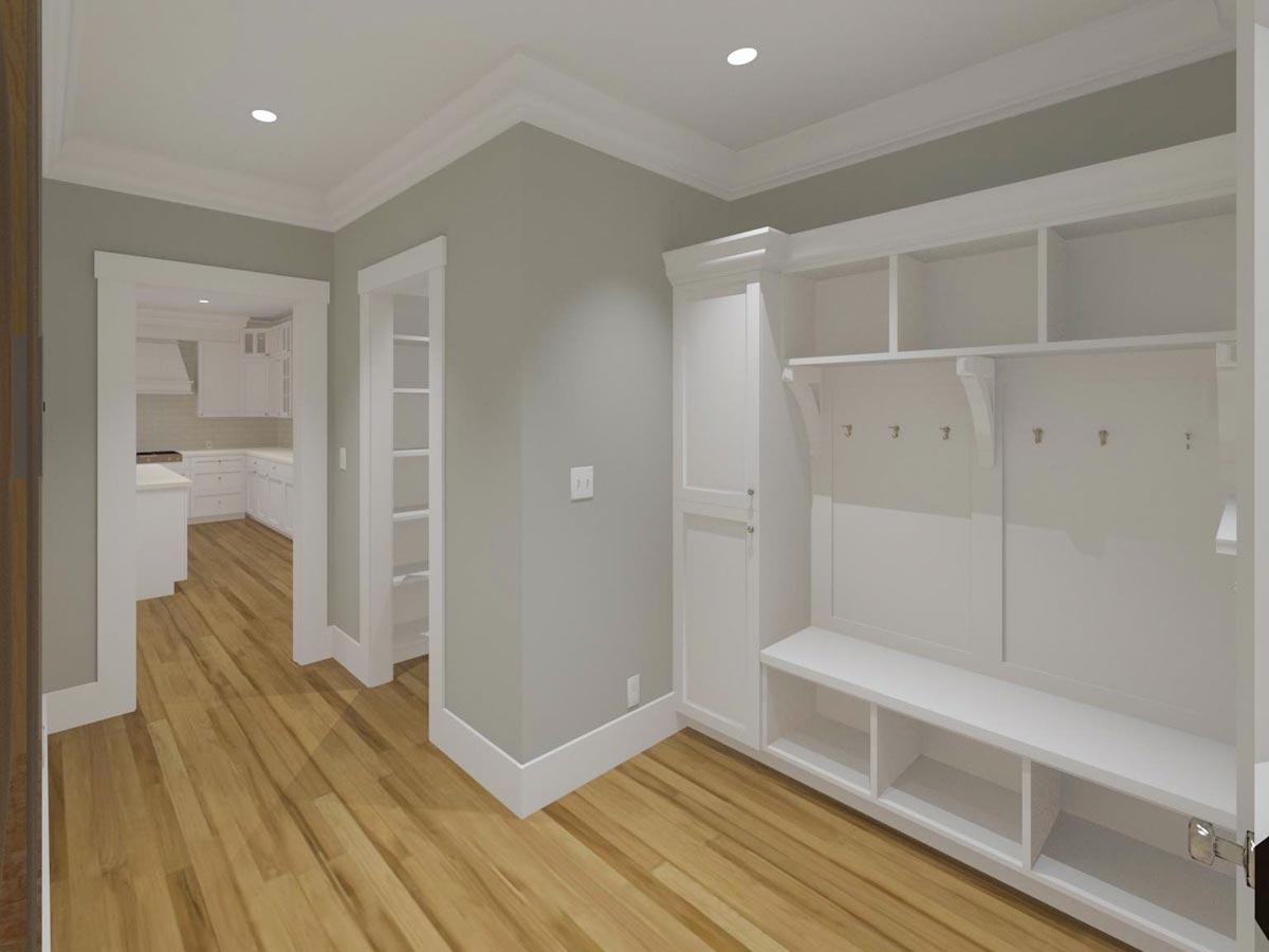 Plan 765001TWN: Craftsman Cottage House Plan with L-Shaped Porch in Back - 2880 Sq Ft - Image #27 - Bungalow, Cottage, Country, Craftsman, Traditional