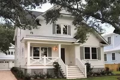 Craftsman Cottage House Plan with L-Shaped Porch in Back - 2880 Sq Ft