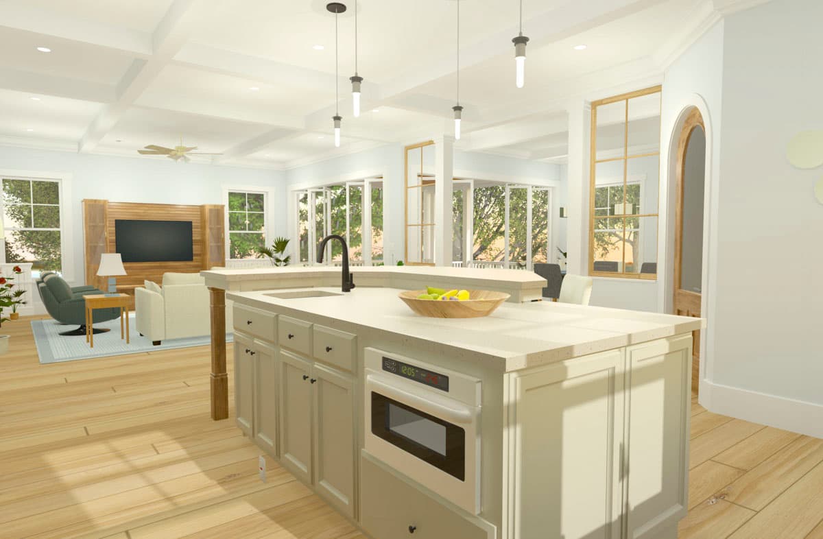 Plan 765004TWN: Exciting Beach House Plan with Rooftop Garden - Image #4 - Beach, Coastal, Low Country, Northwest, Vacation