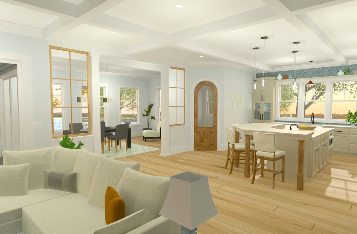 Plan 765004TWN: Exciting Beach House Plan with Rooftop Garden - Image #5 - Beach, Coastal, Low Country, Northwest, Vacation