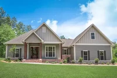 3-Bed House Plan with Room for Expansion - 2086 Sq Ft