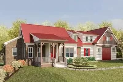 Appealing Craftsman House Plan