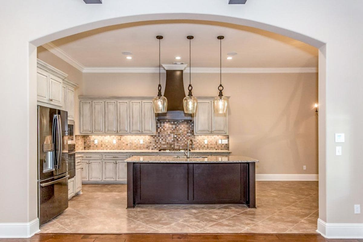 Plan 86305HH: One-Story House Plan with Octagonal Study and Exercise Room with Full Bath - Image #13 - Florida-Style, Mediterranean, Spanish, Transitional