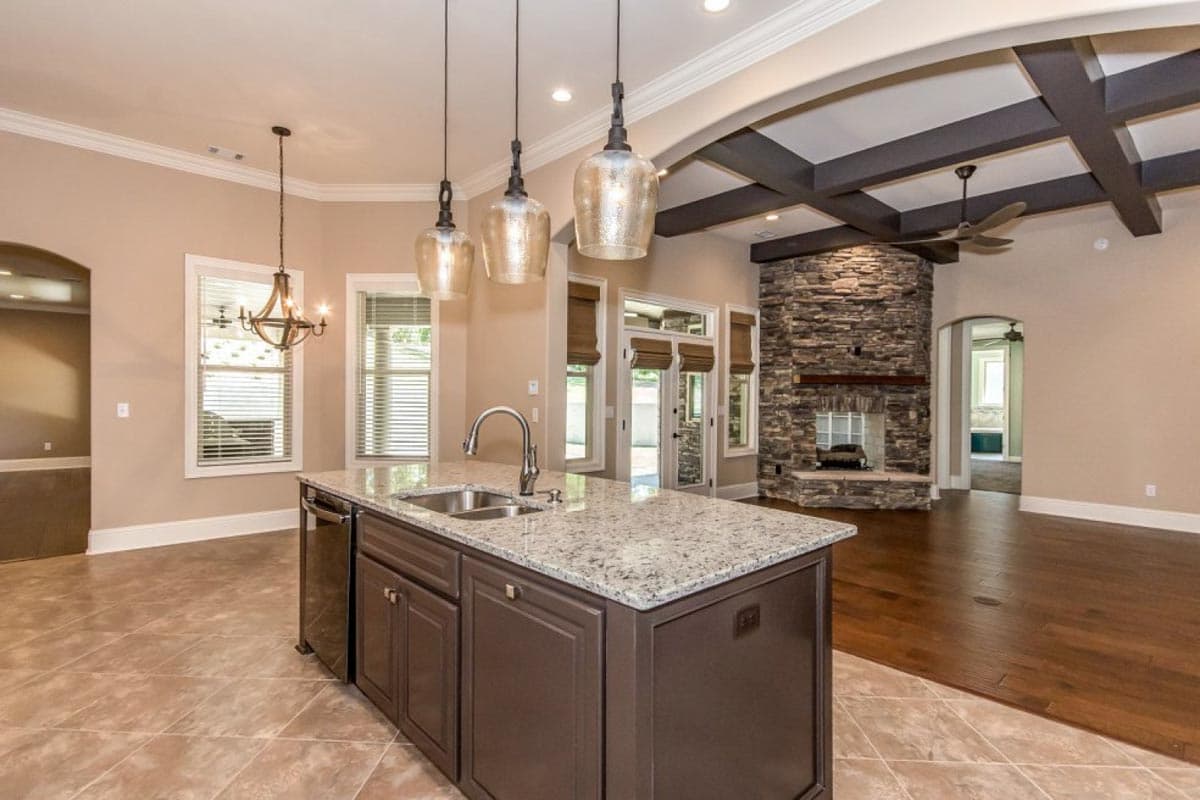 Plan 86305HH: One-Story House Plan with Octagonal Study and Exercise Room with Full Bath - Image #15 - Florida-Style, Mediterranean, Spanish, Transitional