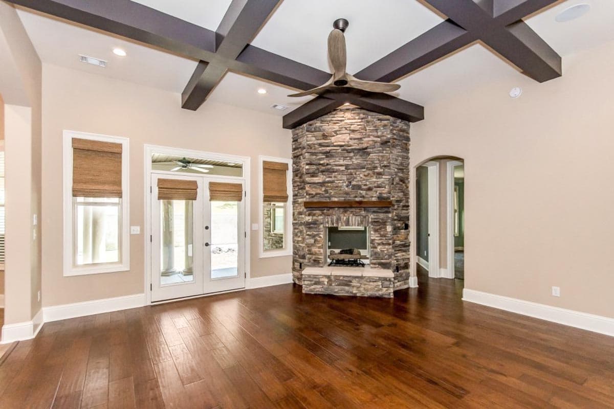 Plan 86305HH: One-Story House Plan with Octagonal Study and Exercise Room with Full Bath - Image #12 - Florida-Style, Mediterranean, Spanish, Transitional