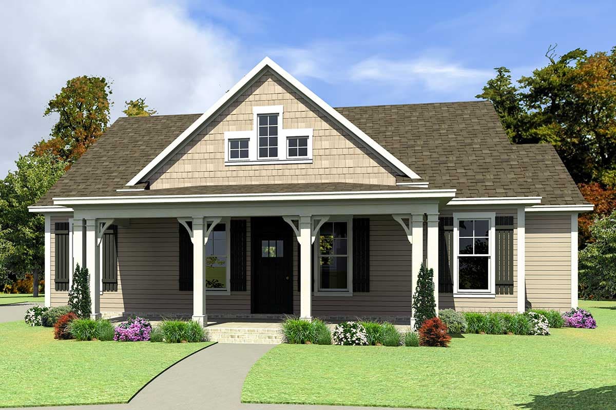 Plan 86306HH: Economical Country House Plan - Image #5 - Cottage, Country, Southern