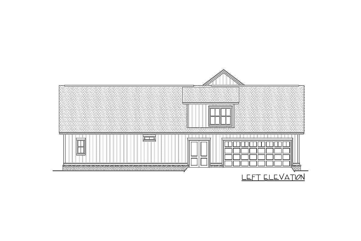Plan 51781HZ: Exclusive 3 Bed Farmhouse Plan with Optional Bonus Room - Image #9 - Country, Farmhouse, Modern Farmhouse, Southern