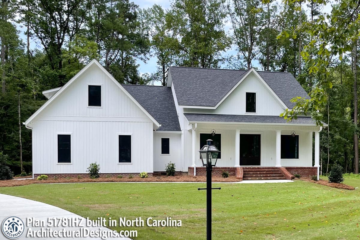 build gallery item - Exclusive Farmhouse Plan 51781HZ Comes to Life in North Carolina