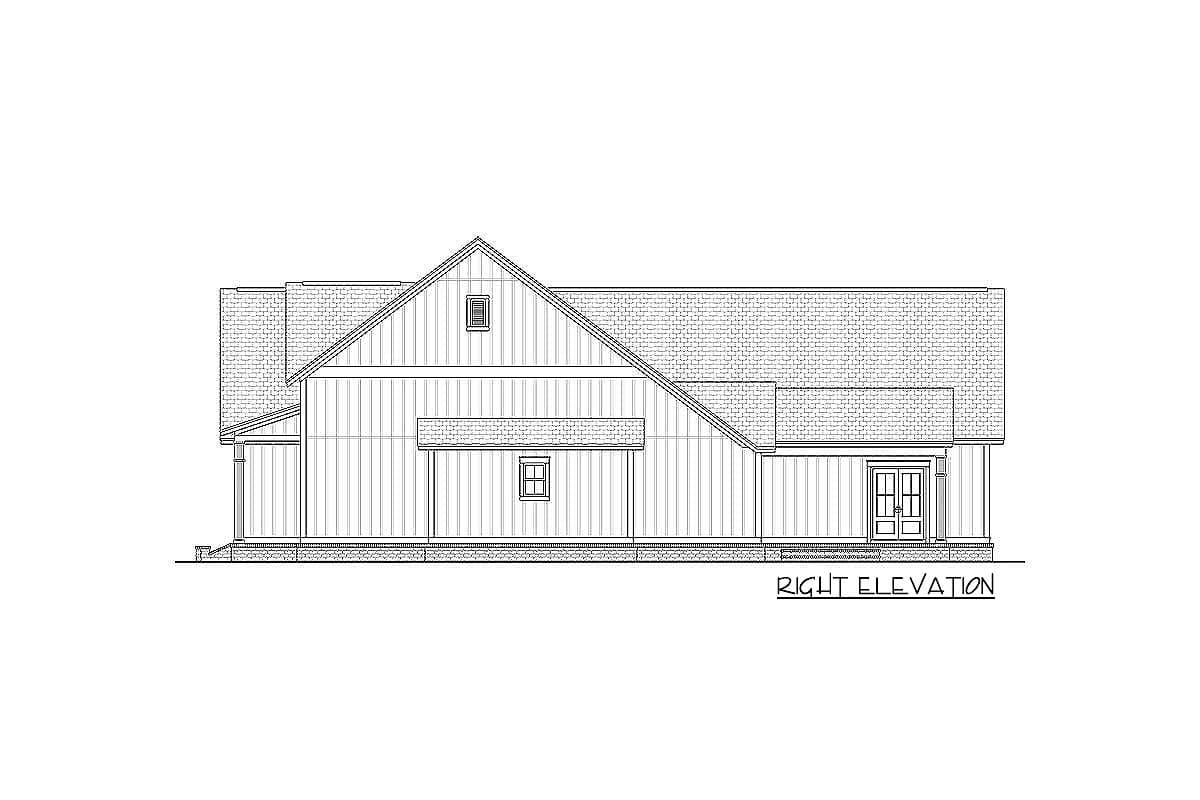 Plan 51781HZ: Exclusive 3 Bed Farmhouse Plan with Optional Bonus Room - Image #11 - Country, Farmhouse, Modern Farmhouse, Southern