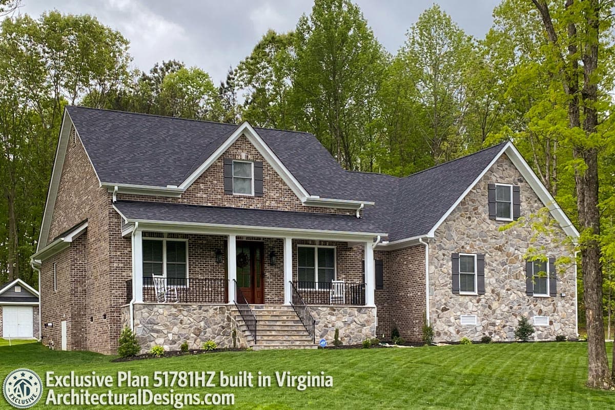 Plan 51781HZ: Exclusive 3 Bed Farmhouse Plan with Optional Bonus Room - Image #8 - Country, Farmhouse, Modern Farmhouse, Southern