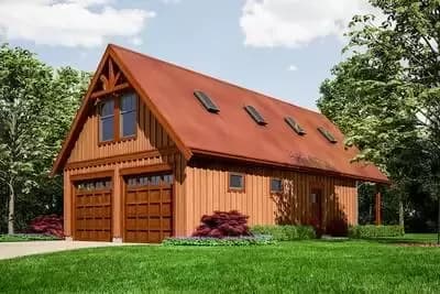 Detached Garage with Workshop and Loft