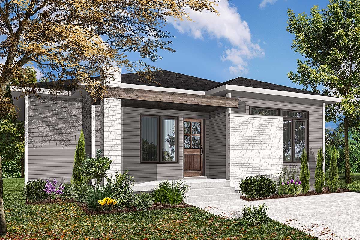 Plan 22496DR: Modern Ranch Home Plan with Basement Expansion - Image #23 - Modern, Northwest, Ranch