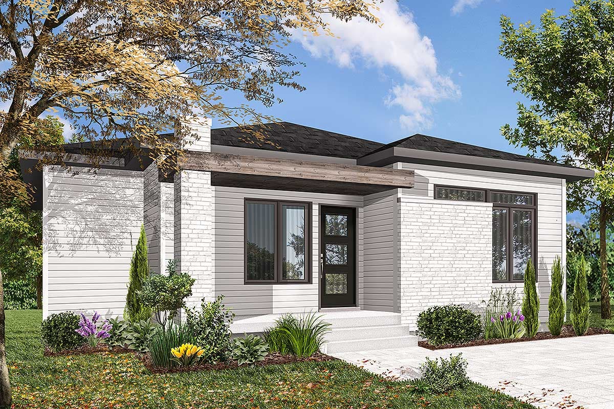 Plan 22496DR: Modern Ranch Home Plan with Basement Expansion - Image #24 - Modern, Northwest, Ranch