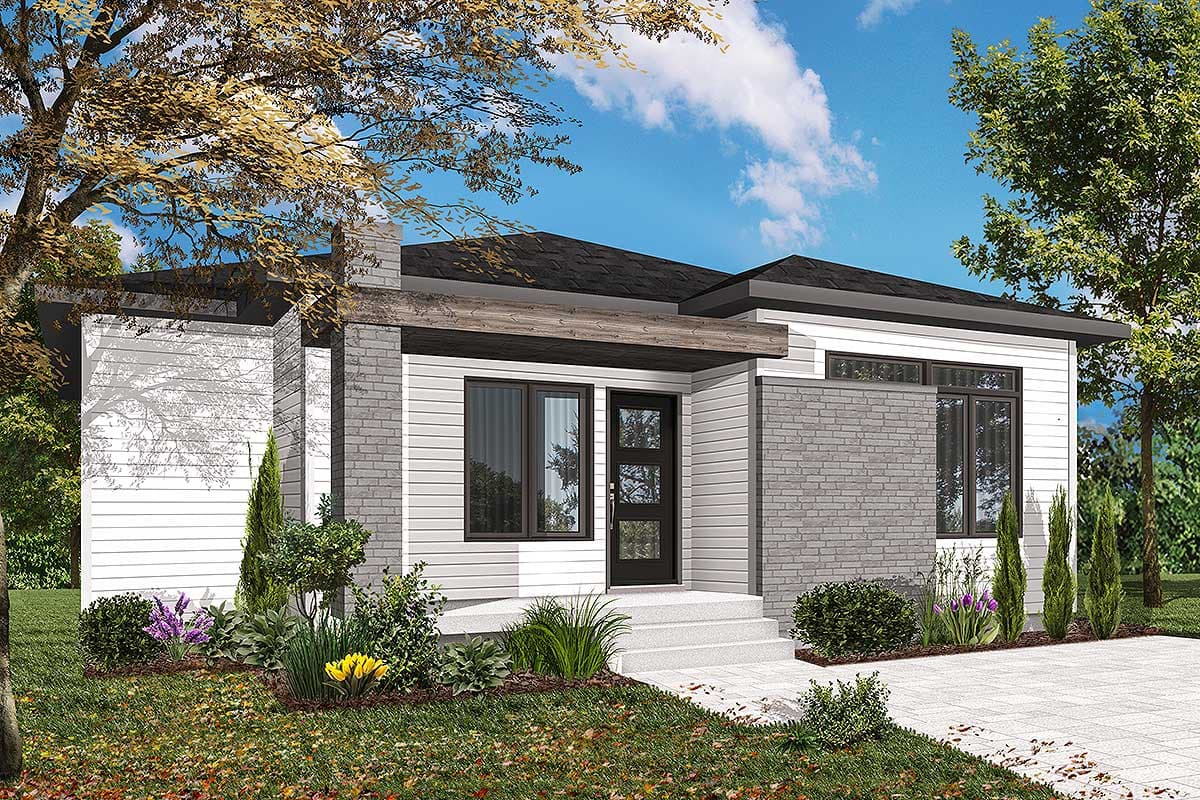 Plan 22496DR: Modern Ranch Home Plan with Basement Expansion - Image #25 - Modern, Northwest, Ranch