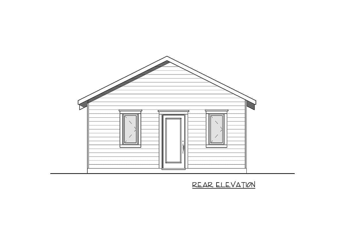 Plan 22497DR: Tiny House Living - Image #4 - Cottage, Craftsman, Mountain, Rustic, Vacation