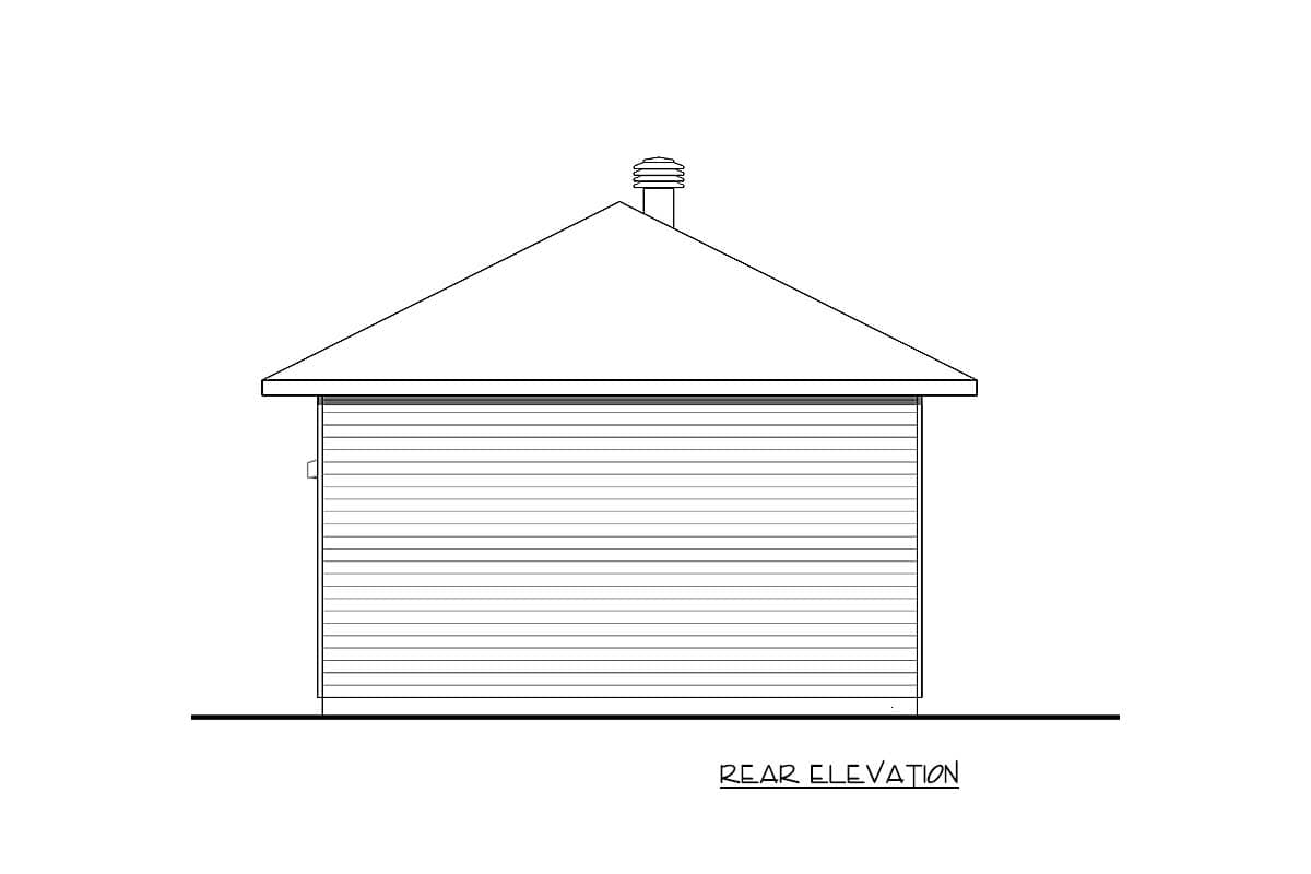 Plan 22507DR: Detached Garage Plan with Storage and Man Door - Image #6