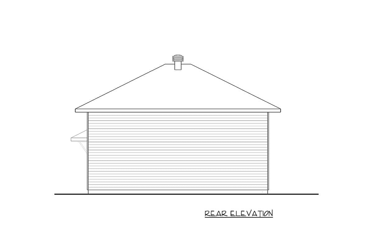 Plan 22508DR: Modern 2-Car Detached Garage - Image #7 - Carriage