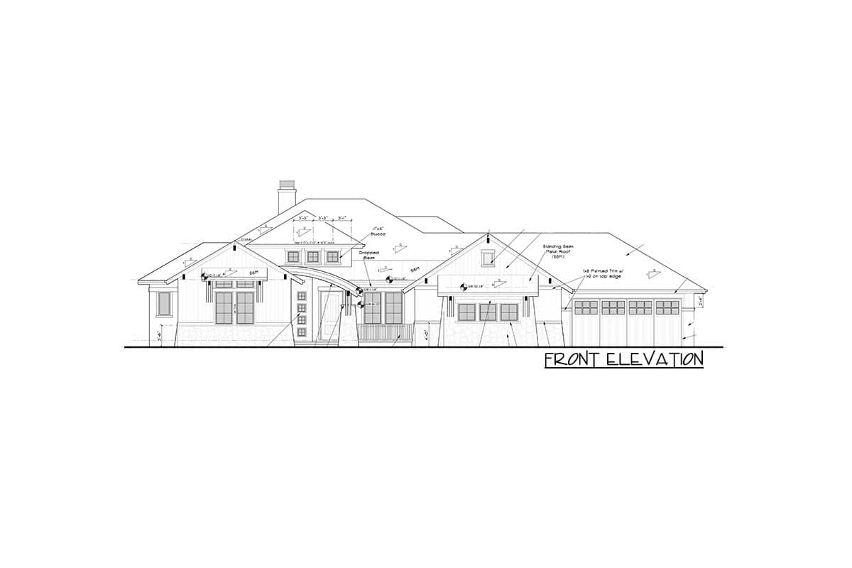 Plan 95050RW: Mountain Craftsman House Plan with Lower Level Options - Image #19 - Craftsman, Mountain, Rustic